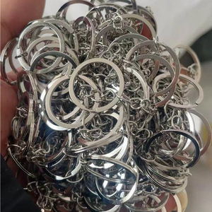 Stainless Steel Keychain Chain With Lobster Clasp Durable Metal Key <b>Ring</b> For Promotional Use - Product Image 2