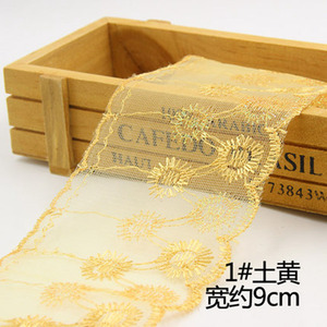COOMAMUU de adornos de encaje de <span class=keywords><strong>tela</strong></span> de encaje bordado Flor de DIY coser ropa de encaje decorativo cinta - Product Image 2