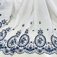 Tissu tissé personnalisé, coloré, imprimé floral, 100% rayonne, impression numérique, broderie, pour filles