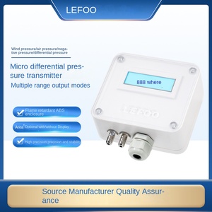 Capteur différentiel Lefoo Lfm110 d'origine et neuf avec affichage numérique, étanchéité IP65, en matériau ABS, pour la mesure de l'air dans les conduites de dépoussiérage et de lutte contre les incendies - Product Image 1