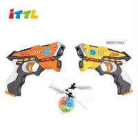Jouet ITTL : Pistolet de combat à piles, talkie-walkie et avion sensible au mouvement