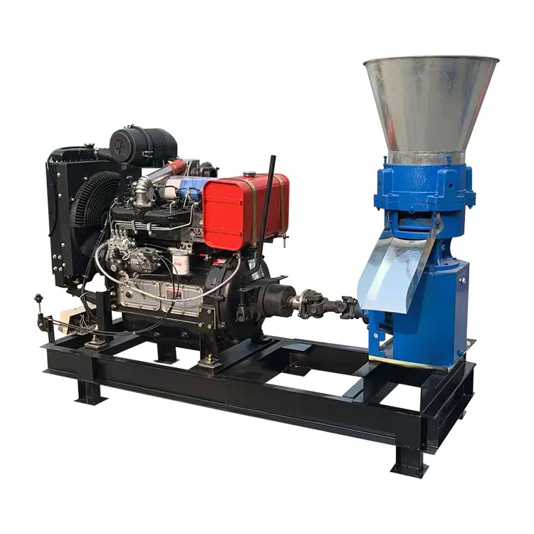 Vendita calda motore Diesel macchina pressa Pellet mangime Pellet Mill macchina per la vendita granulatore Pellet