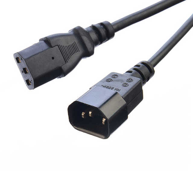 AC Power Cords & Extension Cords IEC 60320 C13 to C14 for PDU Computer UPS Server