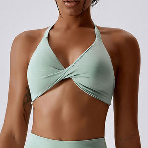 Nouveau design de soutien-gorge de sport à soutien élevé pour femmes blanches <span class=keywords><strong>Y</strong></span> Back Private Label Vêtements d'entraînement Concevez votre propre soutien-gorge de sport - Product Image 3