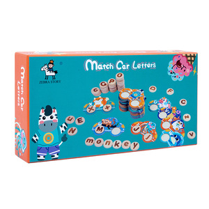 <span class=keywords><strong>Gioco</strong></span> Educativo Transfrontaliero in Legno per Costruzione di Parole, Battaglia PK con 26 Lettere Inglesi, Blocchi di Costruzione per l'Apprendimento Cognitivo - Product Image 5