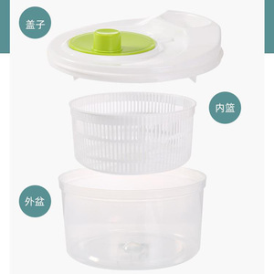 Essoreuse à salade quotidienne pratique de 3 litres pour légumes et fruits - Product Image 4