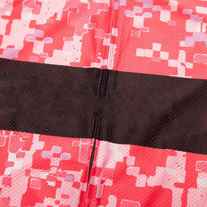 Camiseta de ciclismo de manga corta con cremallera completa, estampado de camuflaje Pixel, transpirable, que absorbe la humedad, para mujer, para bicicleta de carretera, entrenamiento MTB - Product Image 3