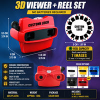 Visionneuse de diapositives 3D personnalisée en ABS, coffret cadeau éducatif STEM pour enfants, mariage, entreprise, vente en gros