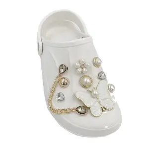 Accesorios de zapatos de mujer con diamantes personalizados, sandalias DIY, accesorios decorativos, zapatos de mujer, hebilla