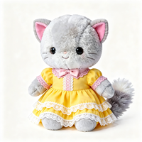Peluche en gros, jouet en peluche mignon, peluche chat douce pour enfants, peluche personnalisée