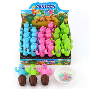 Mainan kaktus kartun permen dengan permen keras bintang Mini warna-warni - Product Image 2