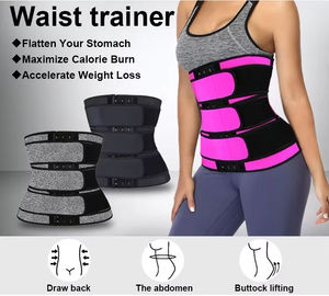 Faja Reductora de Cintura con 3 Hebillas para Mujer, Cinturón Moldeador de Abdomen para Pérdida de Peso, Control de Abdomen, Moldeador Corporal para Entrenamiento - Product Image 3