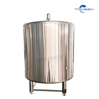 Réservoir conique en acier inoxydable pour eau glacée avec système de refroidissement par glycol
