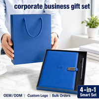 Coffret Cadeau d'Entreprise Universitaire Haut de Gamme Gravé avec Boîte Rigide, Carnet à Chargement Sans Fil et Stylo – Édition Académique