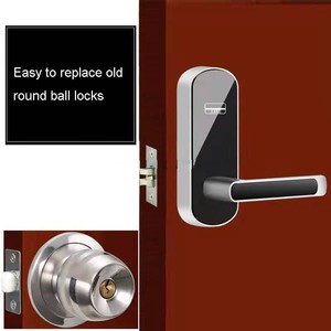 Fácil reemplazo <span class=keywords><strong>Pro</strong></span> USB Smart Hotel Lock Aleación de zinc Antirrobo Cerradura de puerta electrónica impermeable EE. UU. Pestillo único 5050 Mortaja - Product Image 4