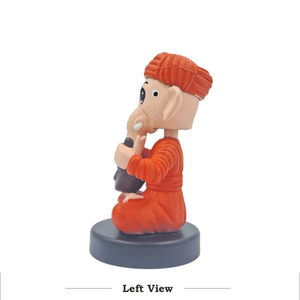 Sitting Ganesh Ji Bobblehead Dashboard Idol Resin Spiritual Car Dashboard Decoration Hindu Decorative <b>Statue</b> for Office Decor - Product Image 4