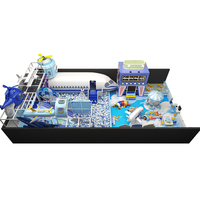 Centre de jeux intérieur pour enfants avec projecteur interactif, trampoline et aire de jeux designée sur mesure.