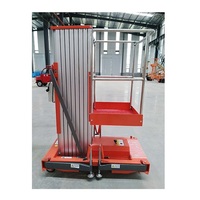 Plate-forme mobile de levage intérieure et extérieure d'ascenseur d'alliage d'aluminium de petit ascenseur à la maison pour le travail de haute altitude