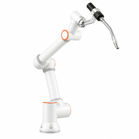 Brazo Robótico de Soldadura de 6 Ejes, Cobot Industrial para Soldadura por Arco y Punto, Motor con Caja de Cambios, Alcance de 1600 mm, Carga de 10 kg, Robot de Soldadura