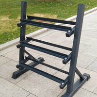Ensemble d'haltères hexagonaux en caoutchouc de 5 à 60kg pour musculation et musculation avec support de rangement