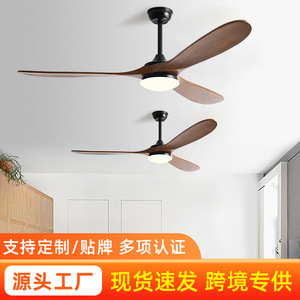Puri 70-Inch Solid Wood <b>Ceiling</b> <b>Fan</b> Light With Led Light For Home Living Room And Commercial Use Dc Motor Inverter Integrated - Product Image 3