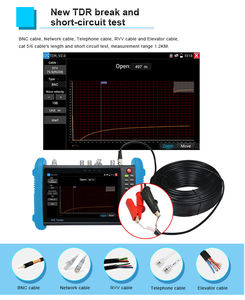 Nuevo Probador de Cámaras de Seguridad 4K, Multifuncional, 8MP, Analógico TVI CVI AHD CVBS, Prueba de Cables de Red, TDR, <span class=keywords><strong>Punto</strong></span> de Interrupción, Fibra Óptica - Product Image 6