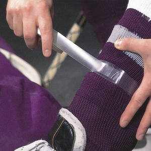 Custom Waterproof Clear Sport Shin Pad Guard Soccer Ice <strong>Football</strong> Players Hockey <strong>Sock</strong> <strong>Tape</strong> for Shin Masking Guard Protection - Product Image 6