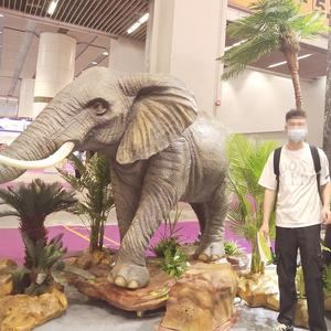 Équipements d'animaux mécaniques pour <span class=keywords><strong>zoo</strong></span>, animaux animatroniques à haute simulation, modèle d'éléphant africain - Product Image 6