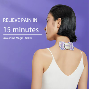 Terapia Mini elettroterapia portatile massaggio Patch Ems elettrico per massaggio del collo vibrazione pulsata per spalla Mini massaggiatore - Product Image 6