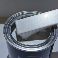 Peinture de finition automobile liquide polyuréthane acrylique blanc nacré grossier BS410, système semi-solu pour réparation et revêtement