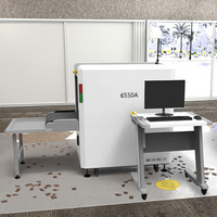 Scanner de bagages à rayons X pour inspection, technologie de détection par IA, taille du tunnel 650*500 mm, modèle SD-6550A