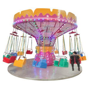 Manège à chaises volantes pour parc d'attractions, 16 places, chaises volantes rotatives pour enfants, à vendre - Product Image 1