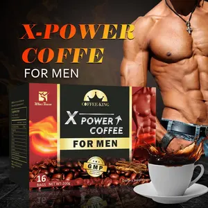 आदमी शक्ति जड़ी बूटियों प्राकृतिक कॉफी maca तत्काल कैफे Tongkat अली ब्लैक पावर हर्बल कॉफी के साथ आदमी के लिए