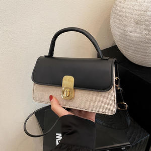 กระเป๋าถือผู้หญิงสไตล์วินเทจสั่งทำขายส่ง รุ่นใหม่ล่าสุด แฟชั่น<span class=keywords><strong>เกาหลี</strong></span> ทรงสี่เหลี่ยมเล็ก วัสดุ PU สะพายไหล่หรือสะพายข้าง - Product Image 2