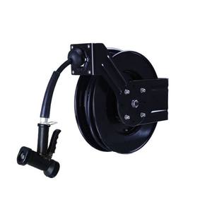Carrete de Manguera Retráctil de Acero Ennegrecido Abierto, Moderno, de Alta Presión, 5M/10M/15M, Montado en Pared, para Pulverización, Desinfección de Cocina y Lavado de Coches - Product Image 1