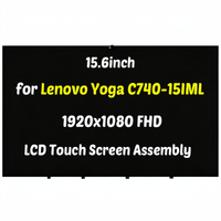 Écran tactile LCD 15,6 pouces avec cadre de remplacement FHD 5D10S39586 pour Lenovo Yoga C740-15IML 81TD