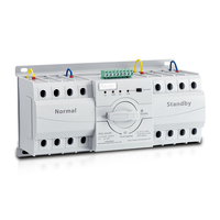 123 Yuye YEQ1 MCB Tipe Tiga Fasa Generator Changeover Switching CB Kelas 4P 6-63A Mini Automatic Transfer Switch (ATS) Oem Odm