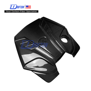 ฝาครอบเครื่องยนต์คาร์บอนไฟเบอร์ Drifton Dry สำหรับ Infiniti Q50 3.0T ปี 2013-2024 - Product Image 2