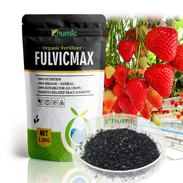 레오나르다이트 비료 칼륨 fulvate 100% 수용성 천연 식물 성장 자극제 슈퍼 fulvic acid