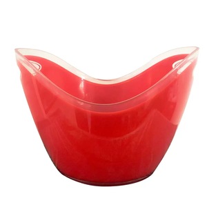 Tùy chỉnh nhựa <span class=keywords><strong>LED</strong></span> Xô đá để làm mát thùng bên cắm trại bia và cho rượu sâm banh Thùng với thanh lạnh băng để sử dụng ngoài trời - Product Image 1