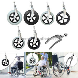 Xe lăn ngã ba nhôm ngã ba xe lăn bánh xe phía trước - Product Image 2