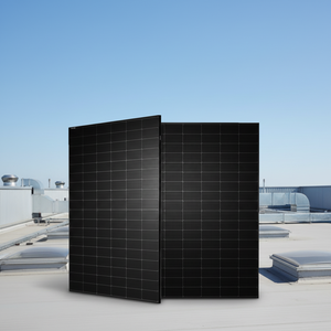 แผงโซลาร์เซลล์ SOLAR 550W 600W สีดำทั้งหมด แบบ N-Type โมโน ไบเฟเชียล ฮาล์ฟเซลล์ ประสิทธิภาพ 22% สำหรับระบบพลังงานแสงอาทิตย์ - Product Image 1