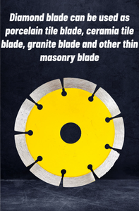 Lame diamantée pour découpeuses à disque - Bord segmenté pour la découpe de la maçonnerie, tels que la brique, le béton armé et la pierre - Product Image 3