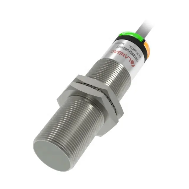 CR18X-G series frequency enhanced NPN PNP NO 24V IP67 capacitive proximity sensor