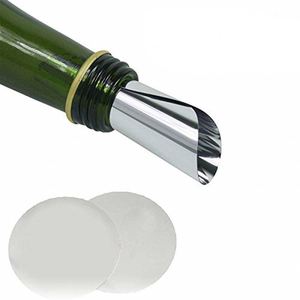 Custom 7,5 CM Silver Drop verter vino Whisky Foil Bar Accesorios Vino Verter Caño Tarjetas - Product Image 4