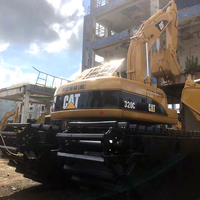 Excavatrice amphibie d'occasion Cat 320C de 20 tonnes, d'origine japonaise, en excellent état, à Shanghai