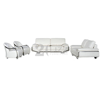 In China Hergestelltes Modernes Design Echtleder-Sofa Möbelset für Zuhause