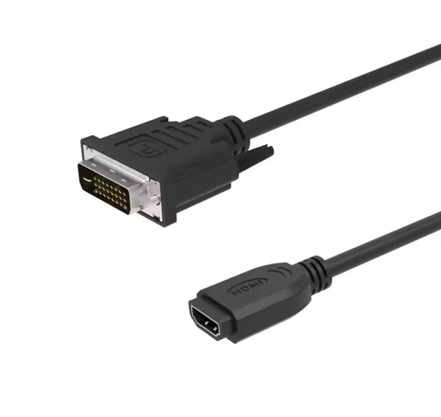 High-Speed Bi-Directional HD MI to DVI Data Cable Brand Adapter Cable PVC Jacket Supports 1080 P HD for HDTV Projector