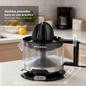 Spremiagrumi Grunkel 40W 5 velocità con spremiagrumi reversibile per la preparazione di succo d'arancia fresco - Product Image 3