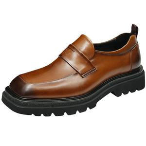 โปรโมชั่นใหญ่ปี 2025 รองเท้าบูทเชลซีหนังแท้กันน้ำสำหรับผู้ชาย สไตล์คลาสสิกทรงหุ้มข้อสูงแบบอังกฤษ สำหรับธุรกิจ สีสันสดใส - Product Image 1